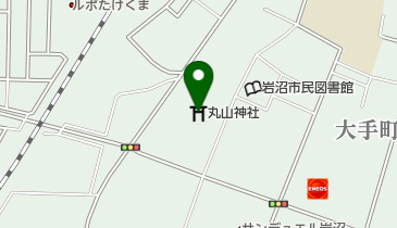 丸山神社の地図画像