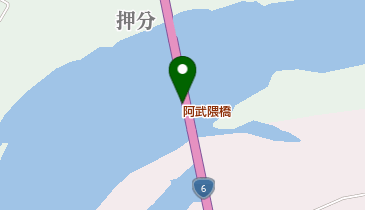 阿武隈橋の地図画像