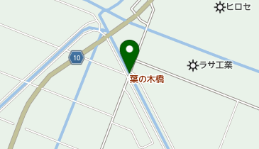 葉の木橋の地図画像