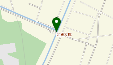 北釜大橋の地図画像