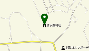 清水峯神社の地図画像