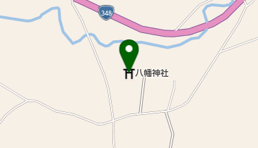 八幡神社の地図画像