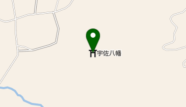宇佐八幡の地図画像