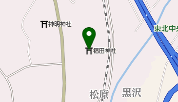 福田神社の地図画像