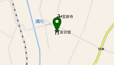金谷堂の地図画像