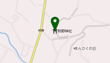 熊野神社の地図画像