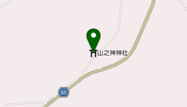 山之神神社の地図画像