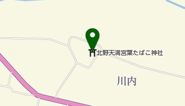 北野天満宮葉たばこ神社の地図画像