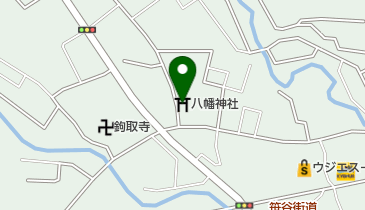 八幡神社の地図画像