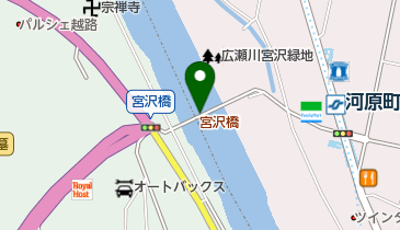 宮沢橋の地図画像