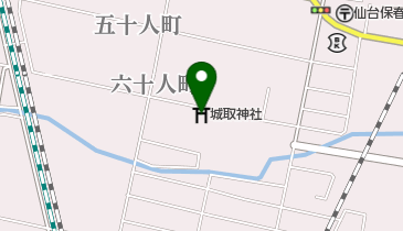 城取神社の地図画像