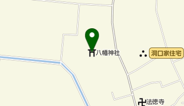 八幡神社の地図画像