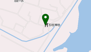 五柱神社の地図画像