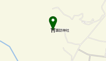 諏訪神社の地図画像