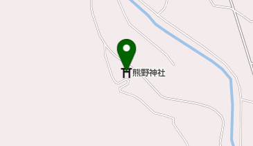 熊野神社の地図画像