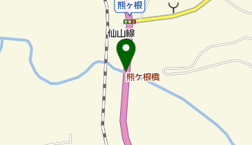 熊ケ根橋の地図画像