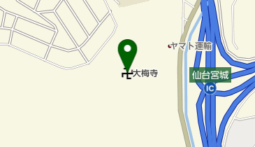 大梅寺の地図画像