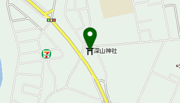 深山神社の地図画像
