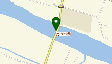 此の木橋の地図画像