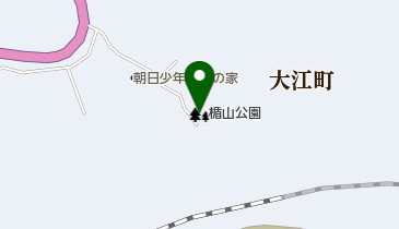 楯山公園の地図画像