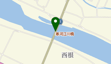 寒河江川橋の地図画像