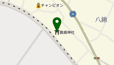 鹿島神社の地図画像