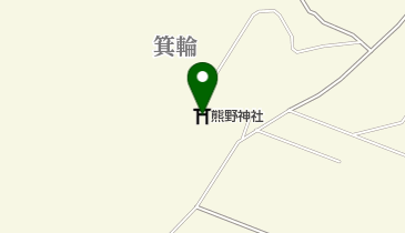 熊野神社の地図画像