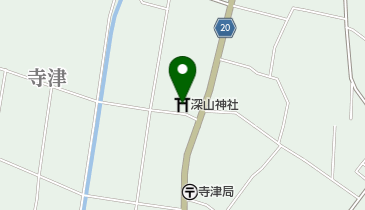 深山神社の地図画像