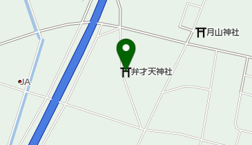 弁才天神社の地図画像