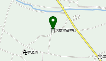 大虚空蔵神社の地図画像