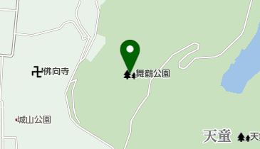 舞鶴公園の地図画像