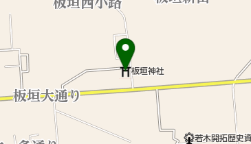 板垣神社の地図画像