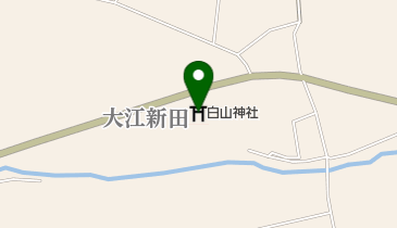 白山神社の地図画像