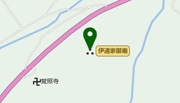 伊達家御廟の地図画像