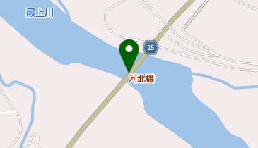 河北橋の地図画像