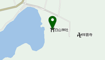白山神社の地図画像