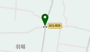 城生柵跡の地図画像