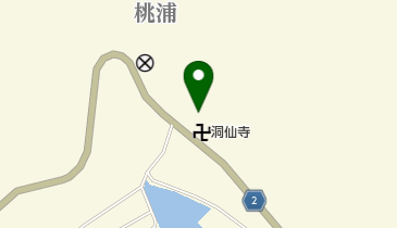 洞仙寺仮本堂の地図画像