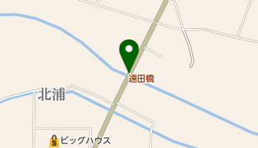 遠田橋の地図画像