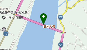 登米大橋の地図画像