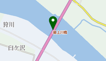 最上川橋の地図画像