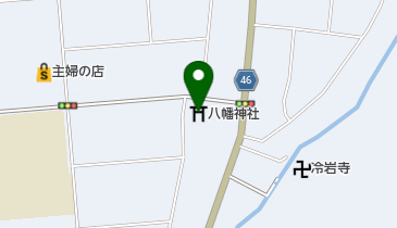 八幡神社の地図画像