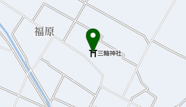 三輪神社の地図画像