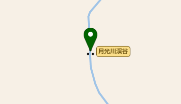月光川渓谷の地図画像