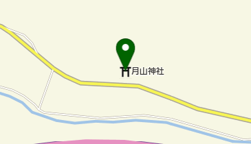 月山神社の地図画像