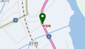 東雲橋の地図画像