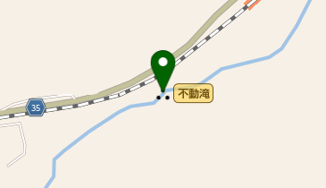 不動滝の地図画像