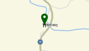 駒形神社の地図画像