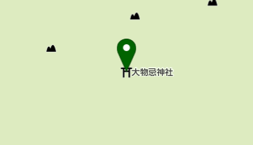 大物忌神社の地図画像