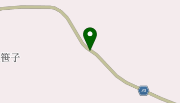 笹子峠の地図画像